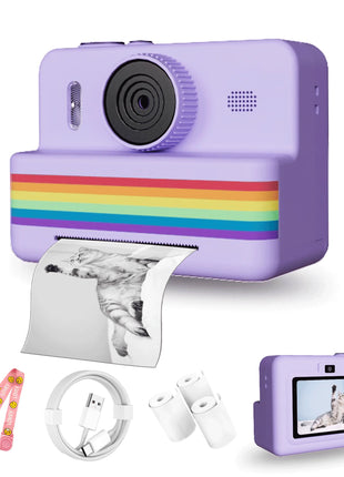 2.8 Inch Large Screen Instant Print Camera, HD Digital Video Camera
