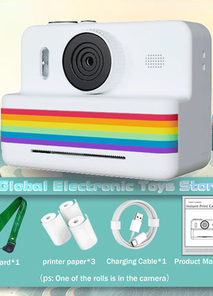 2.8 Inch Large Screen Instant Print Camera, HD Digital Video Camera