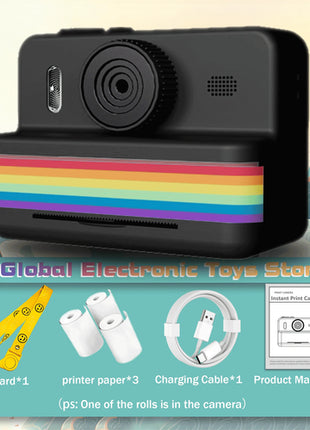 2.8 Inch Large Screen Instant Print Camera, HD Digital Video Camera