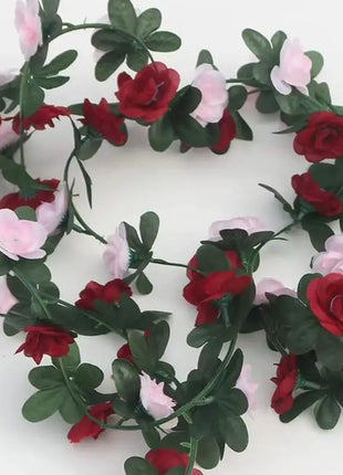250cm Artificial Flower Plants Rose Christmas Garland for Wedding Home