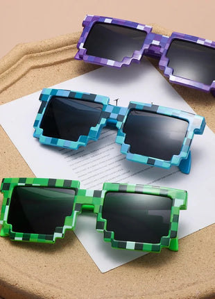 Kids and Adults Sunglasses Cosplay Action Game Peripheral Toy Square