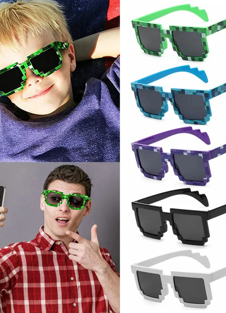 Kids and Adults Sunglasses Cosplay Action Game Peripheral Toy Square