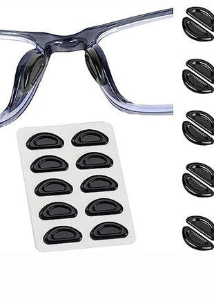 5pairs Eyeglasses Anti Slip Nose Pads Soft Silicone Adhesive Glasses
