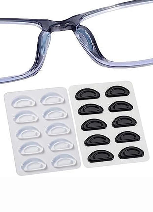 5pairs Eyeglasses Anti Slip Nose Pads Soft Silicone Adhesive Glasses