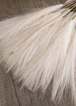 10pcs Faux Pampas Grass, Pampas Grass For Floor Vase, Pampas Grass