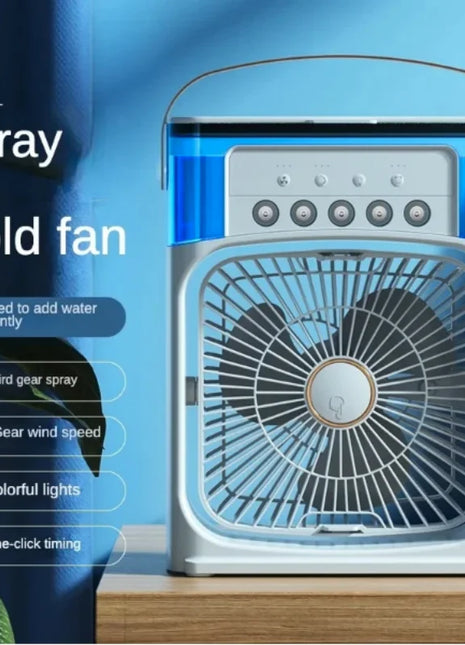 3 In 1 New Fan AIr Conditioner Household Small Air Cooler LED Night