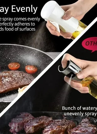 200/300ml Oil Spray Sprayer Bottle for Cooking Kitchen Olive Oil