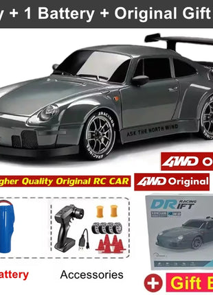New 4WD Remote Control Drift Car Full Size 1:24 Mini Remote Control