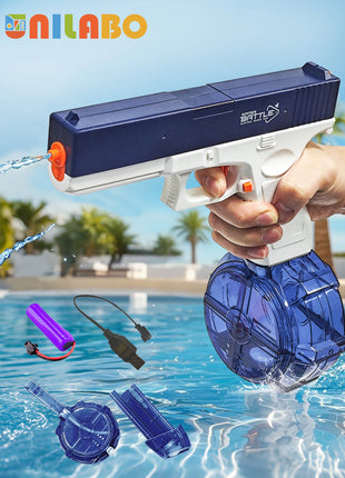 Unilabo Electric Water Gun, High-Powered Large Capacity Rechargeable,