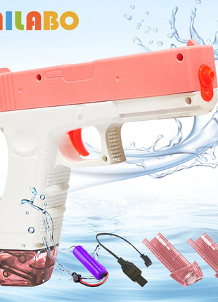 Unilabo Electric Water Gun, High-Powered Large Capacity Rechargeable,