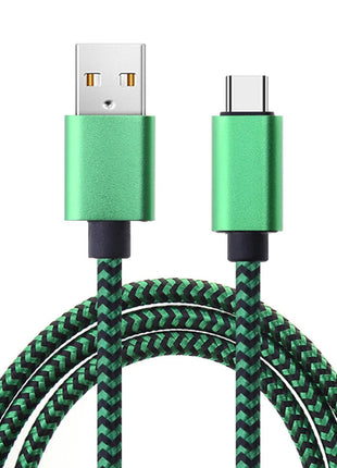USB Type C Cable Date Sync 2.4A Fast 1M 2M 3M Charging Nylon Braided