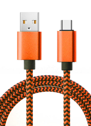 USB Type C Cable Date Sync 2.4A Fast 1M 2M 3M Charging Nylon Braided
