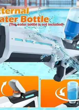 Pulse electric continuous water gun for children, high-pressure and