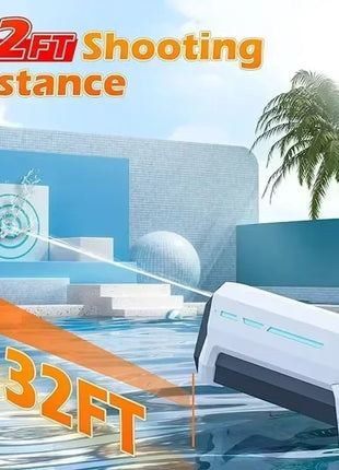 Pulse electric continuous water gun for children, high-pressure and