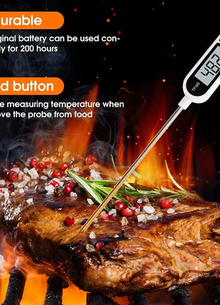 Stainless Steel Probe Type Household Food Thermometer Pen Type Milk