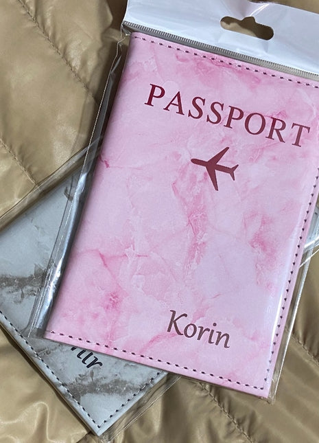 Customize Name Passport Cover Travel Wallet | Passport Holder Travel