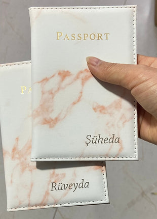 Customize Name Passport Cover Travel Wallet | Passport Holder Travel