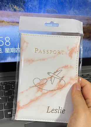 Customize Name Passport Cover Travel Wallet | Passport Holder Travel