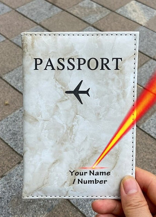 Customize Name Passport Cover Travel Wallet | Passport Holder Travel