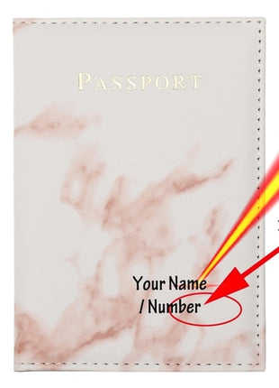 Customize Name Passport Cover Travel Wallet | Passport Holder Travel