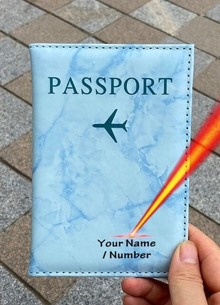 Customize Name Passport Cover Travel Wallet | Passport Holder Travel