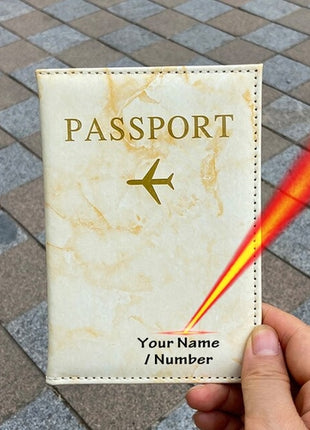 Customize Name Passport Cover Travel Wallet | Passport Holder Travel