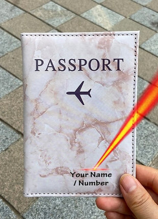 Customize Name Passport Cover Travel Wallet | Passport Holder Travel