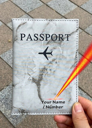 Customize Name Passport Cover Travel Wallet | Passport Holder Travel