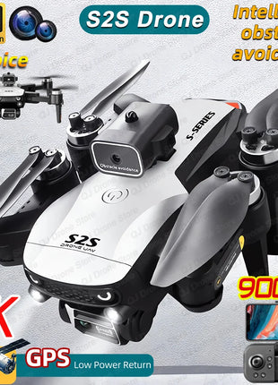 New S2S Drone 8K Professional HD Dual Camera Brushless Obstacle