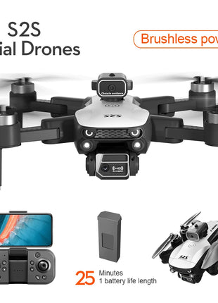 New S2S Drone 8K Professional HD Dual Camera Brushless Obstacle