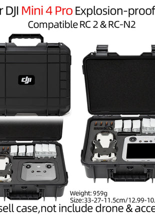 For DJI Mini 4 Pro Case Mini 4 Pro Explosion Proof Case Mini 4 Pro Bag