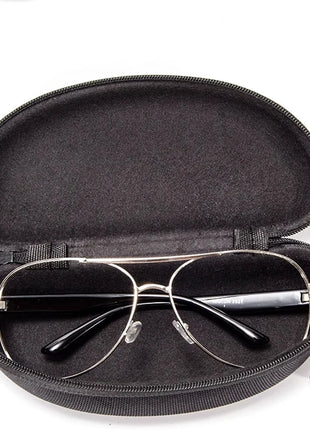 Sunglasses Reading Glasses Carry Bag Hard Zipper Box Travel Pack Pouch