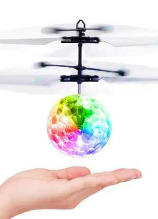 Led Light Suspension Crystal Ball Infrared Induction RC Gesture