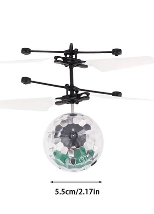 Led Light Suspension Crystal Ball Infrared Induction RC Gesture