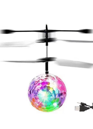 Led Light Suspension Crystal Ball Infrared Induction RC Gesture