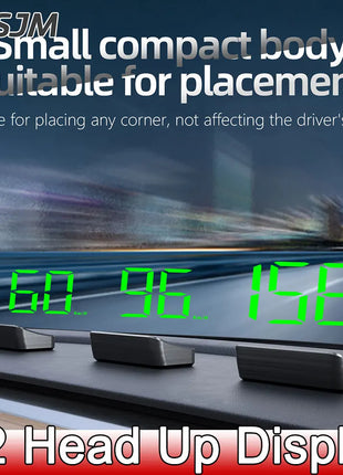 M2 Head Up Display Digital Speedometer GPS HUD Plug And Play For All