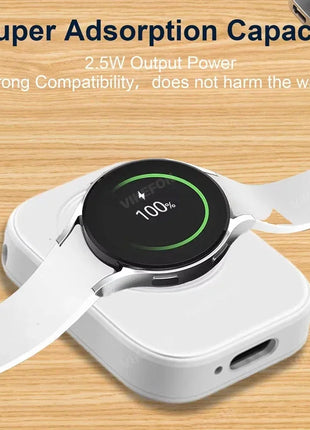 Magnetic Type C Watch Wireless Charger For Samsung Galaxy Watch