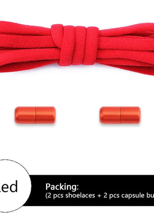 NEW Colorful Options Elastic laces Sneakers No tie Shoelace for Sports