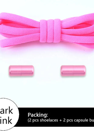 NEW Colorful Options Elastic laces Sneakers No tie Shoelace for Sports