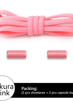 NEW Colorful Options Elastic laces Sneakers No tie Shoelace for Sports