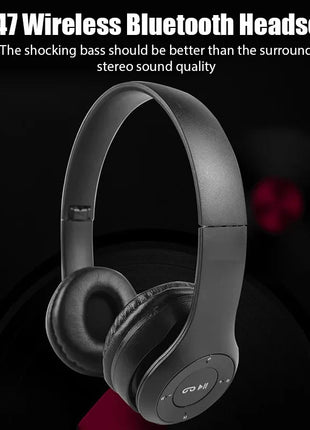 P47 Wireless bluetooth headphone With Mic Headsets Stereo Sound