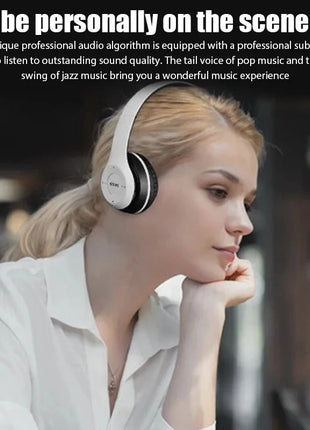 P47 Wireless bluetooth headphone With Mic Headsets Stereo Sound