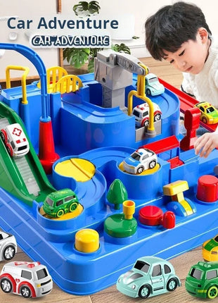 Racing Rail Car Model Educational Toys Children Track Adventure Game