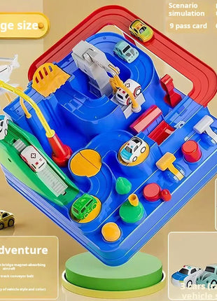 Racing Rail Car Model Educational Toys Children Track Adventure Game