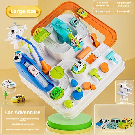 Racing Rail Car Model Educational Toys Children Track Adventure Game