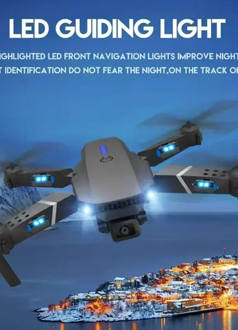 E88 Pro WIFI FPV Drone Wide Angle HD 4K 1080P Camera Height Hold RC