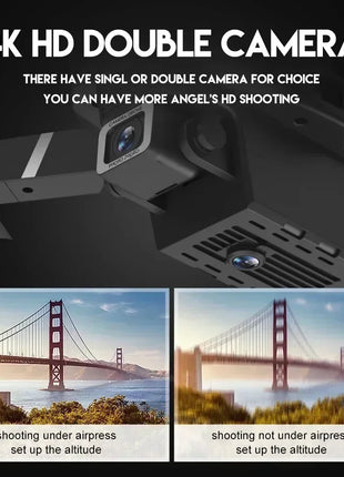 E88 Pro WIFI FPV Drone Wide Angle HD 4K 1080P Camera Height Hold RC