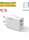 2PCS EU Charger