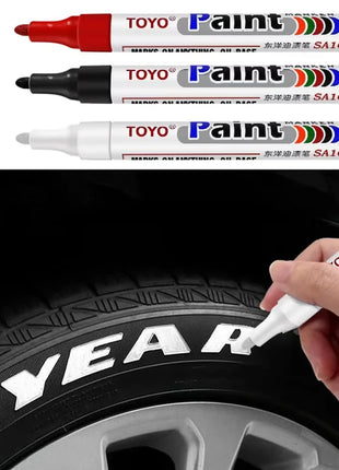 Waterproof Car Tyre Tire Tread Tire Paint Pen Marker DIY Art Drawing