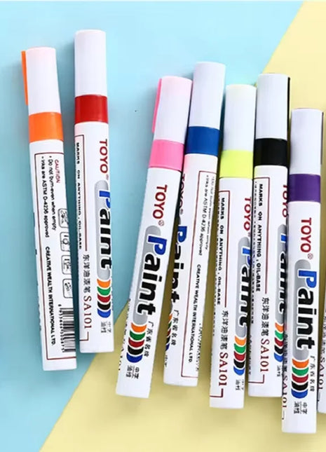 Waterproof Car Tyre Tire Tread Tire Paint Pen Marker DIY Art Drawing